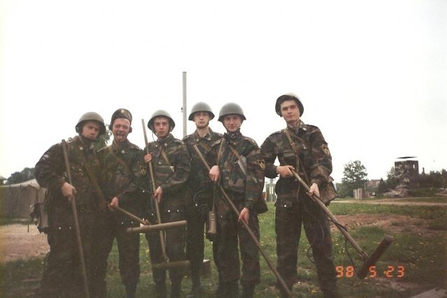 Полевой выход в Кураково, занятия по разминированию.