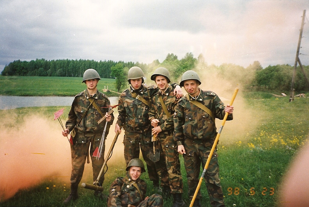 Занятия по разминированию, полевой выход, Кураково.