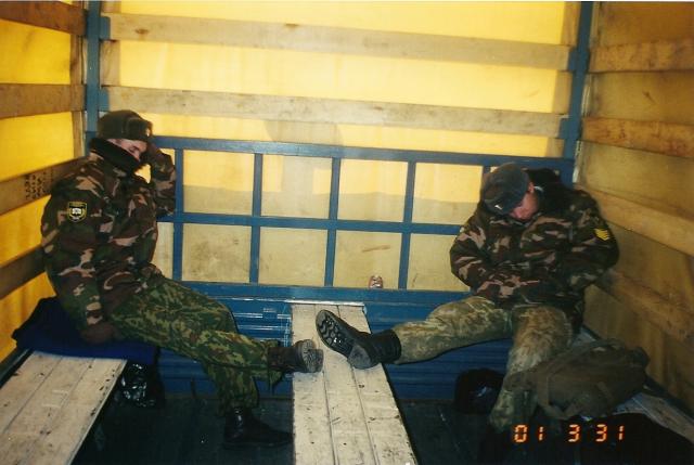 Вот так мы обычно передвигаемся из Ногинска в Москву до и после занятий. В КАМАЗе