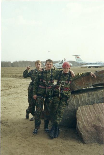 На спасательном полигоне