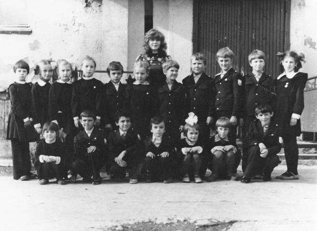 Кильдинская начальная школа, сентябрь 1982г.